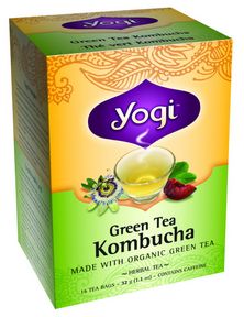 YOGITEA GREEN TEA WITH KOMBUCHA (16 BAGS)