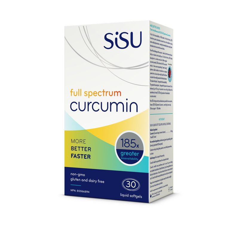 SISU FULL SPECTRUM CURCUMIN 30 SOFTGELS