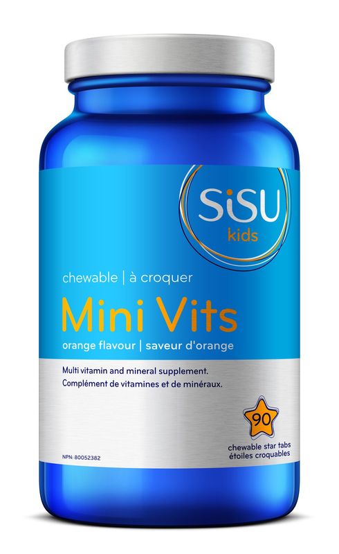 SISU KIDS MINI VITS - ORANGE - 90 CHEWABLE STARS