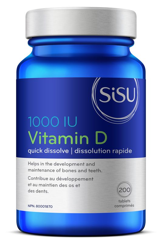SISU VITAMIN D3 1000IU 200 TABS