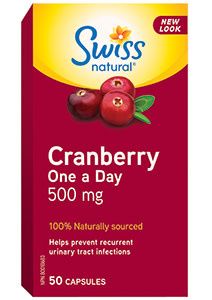 SWISS NATURAL CRANBERRY ONE A DAY 500MG 50 CAPS
