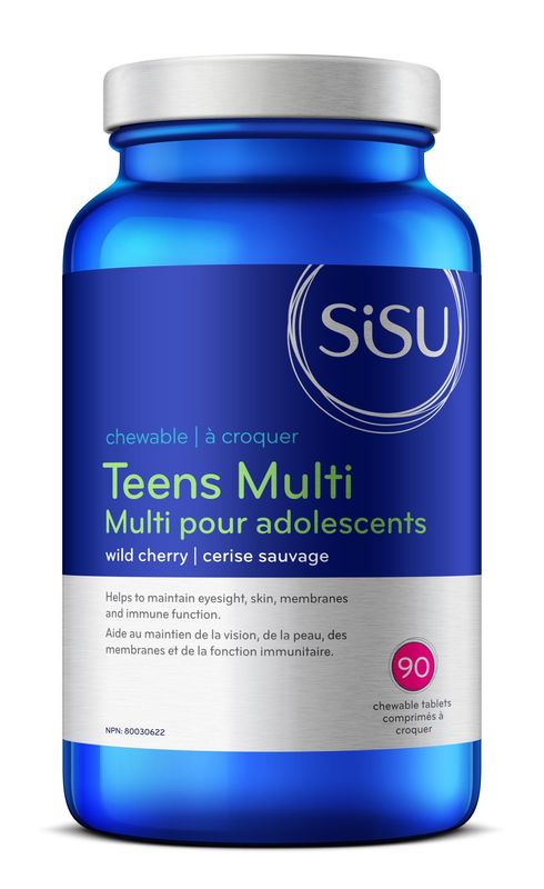 SISU TEENS MULTI 90 CHERRY CHEWABLE TABS