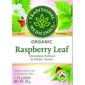 TRADITIONAL MEDICINALS RASPBERRY LEAF TEA  16 BAGS