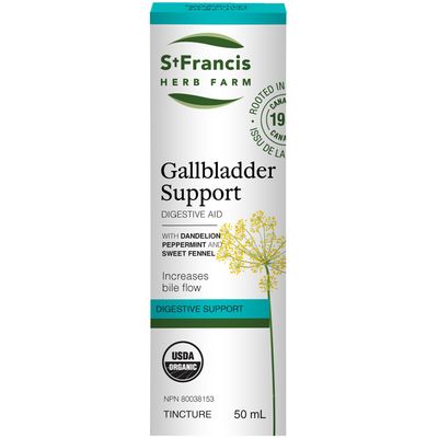 ST FRANCIS GALLBLADDER SUPPORT TINCTURE (DANDELION COMBO) 50ML
