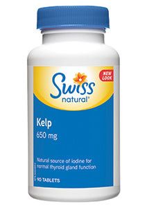 SWISS NATURAL KELP 650MG 90 TABS