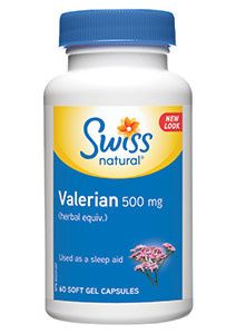SWISS NATURAL VALERIAN 500MG 60 SOFTGELS