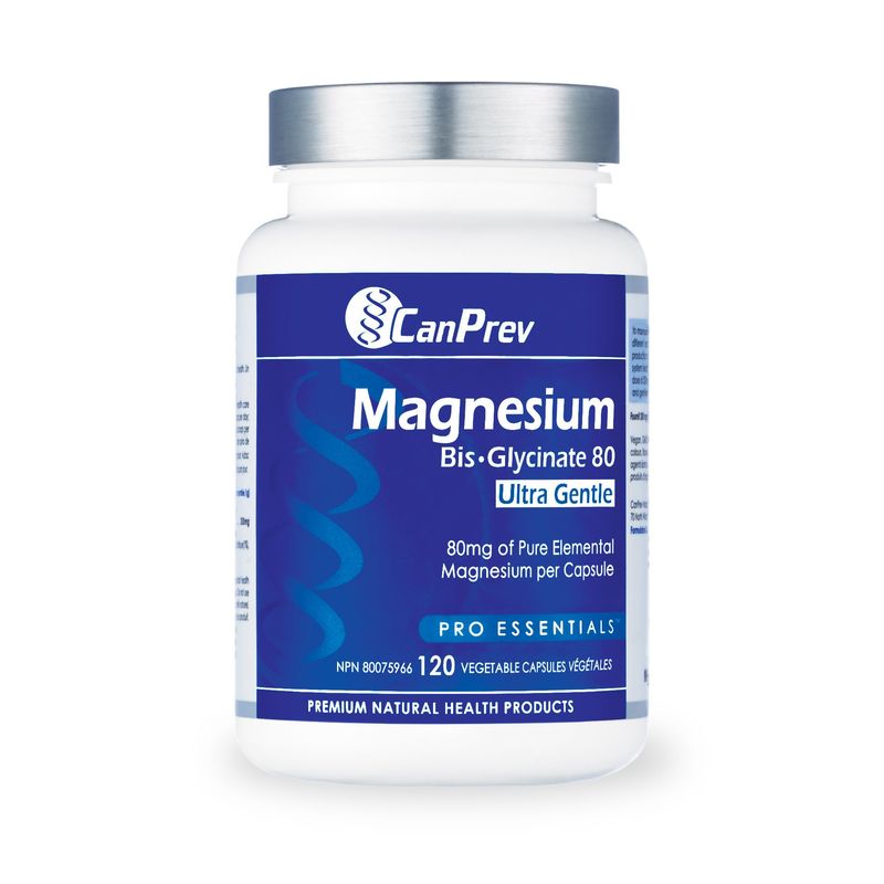 CANPREV MAGNESIUM BISGLYCINATE 80 ULTRA GENTLE 120 VEGICAPS