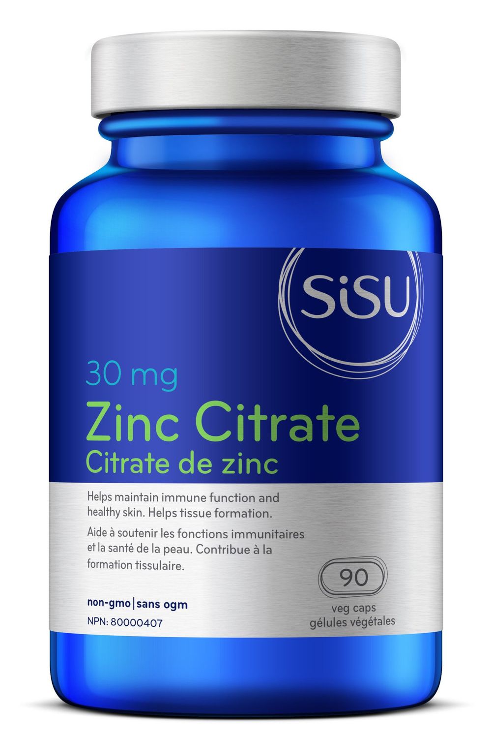 SISU ZINC CITRATE 30MG 90 VEGICAPS