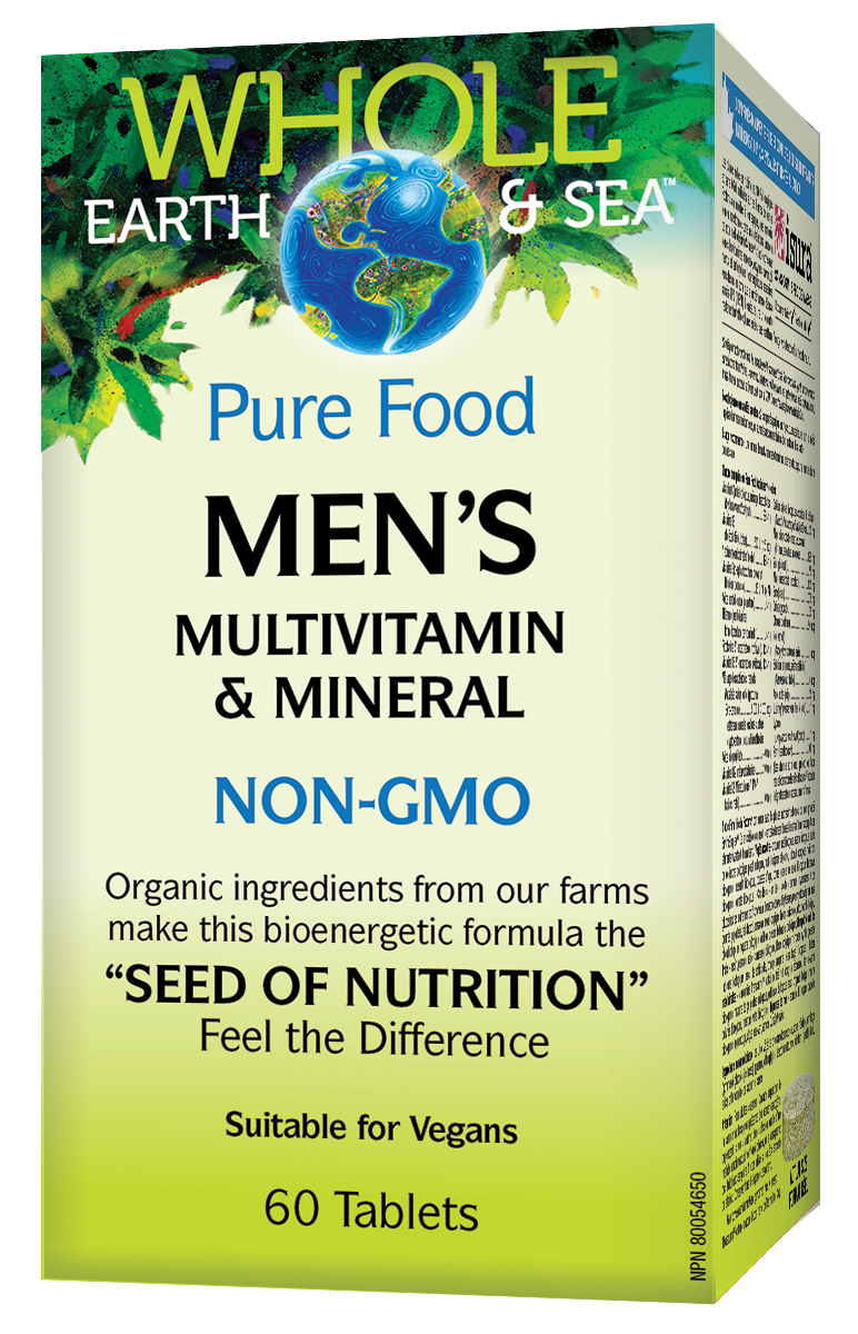 WHOLE EARTH &amp; SEA MEN'S MULTIVITAMIN &amp; MINERAL 60 TABS