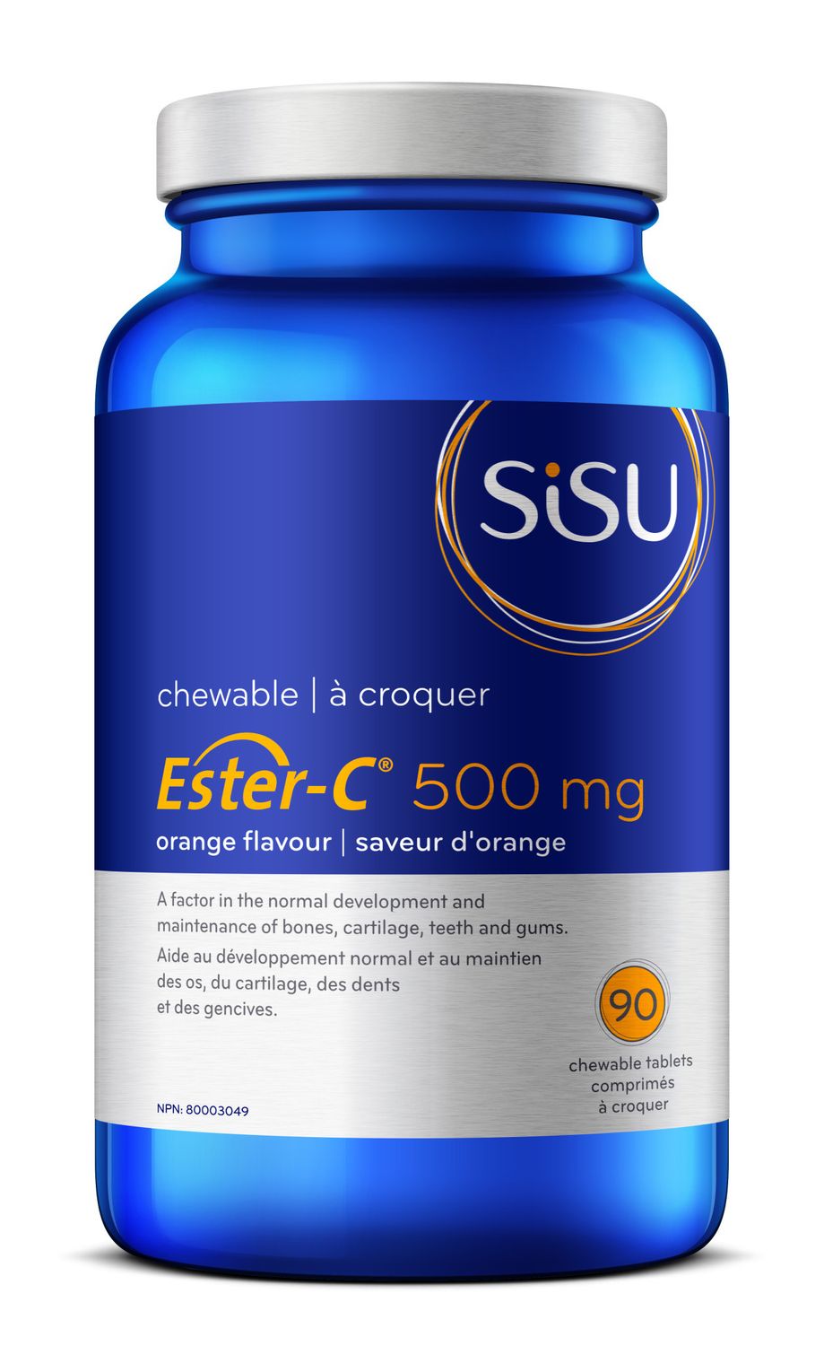 SISU ESTER C 500MG ORANGE CHEWABLE 90 TABS