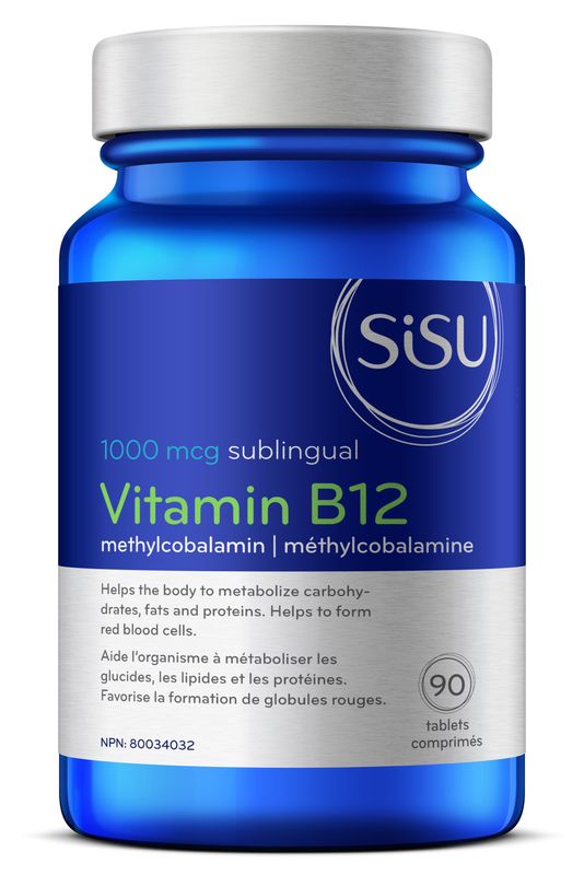 SISU B12 1000MCG (METHYLCOBALAMIN) 90 SUBLINGUAL TABS