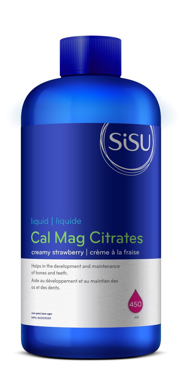 SISU CALCIUM &amp; MAGNESIUM CITRATES (STRAWBERRY) 450ML