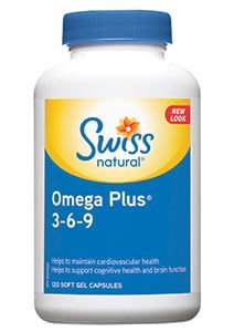 SWISS NATURAL OMEGA PLUS 3-6-9 90 SOFTGELS