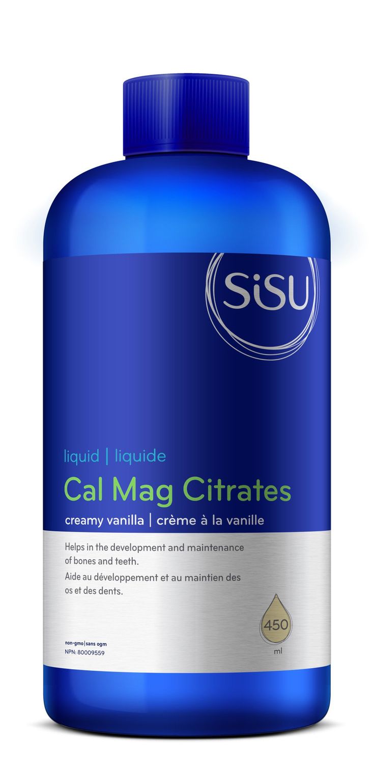 SISU CALCIUM &amp; MAGNESIUM CITRATES 450ML CREAMY VANILLA