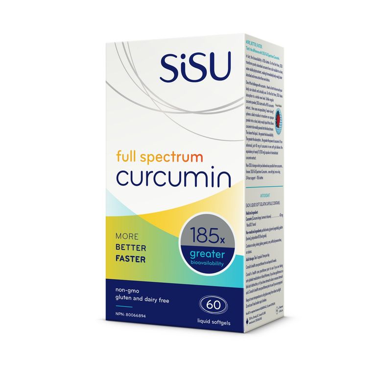 SISU FULL SPECTRUM CURCUMIN 60 SOFTGELS