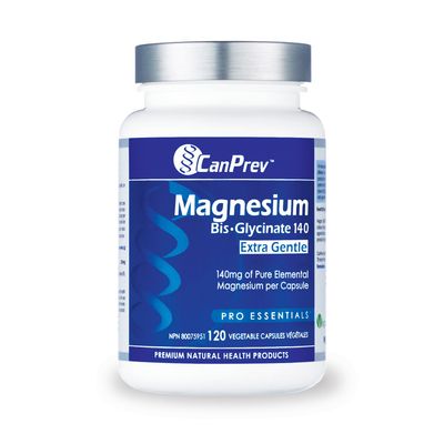 CANPREV MAGNESIUM BISGLYCINATE 140 EXTRA GENTLE 120 VEGICAPS