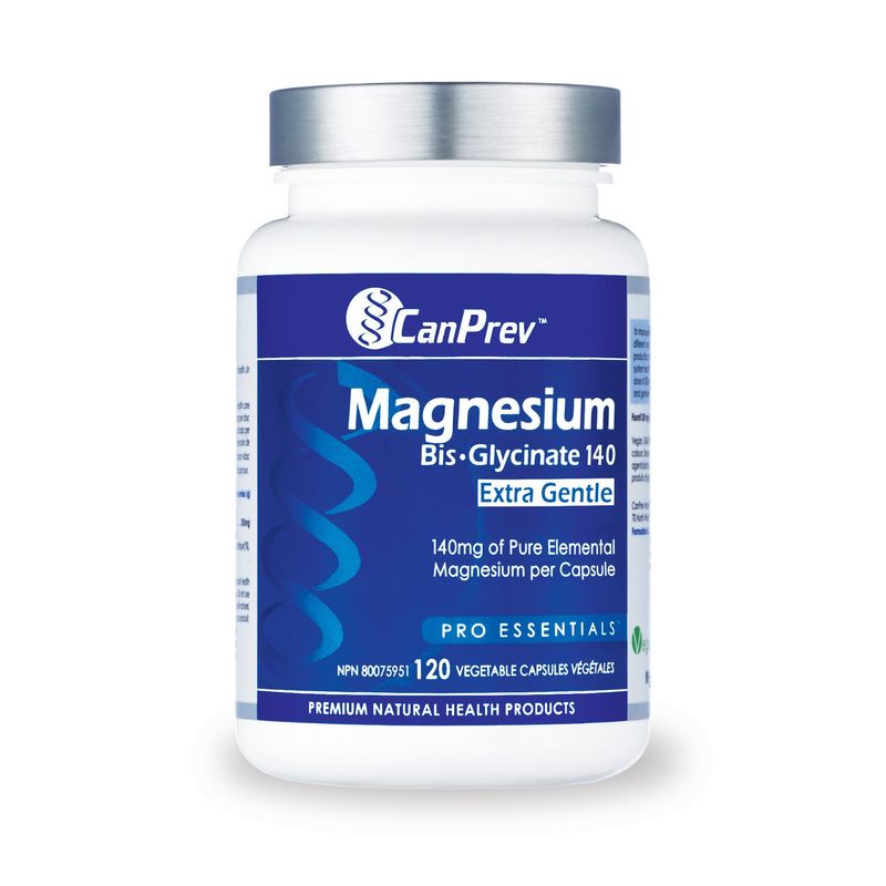 CANPREV MAGNESIUM BISGLYCINATE 140 EXTRA GENTLE 120 VEGICAPS