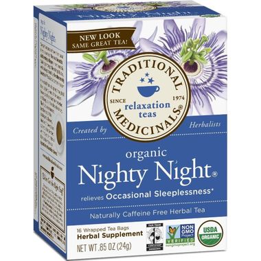 TRADITIONAL MEDICINALS NIGHTY NIGHT TEA 16 BAGS