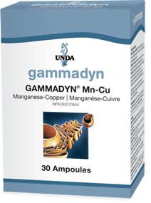 UNDA GAMMADYN MN-CU 30 AMPOULES