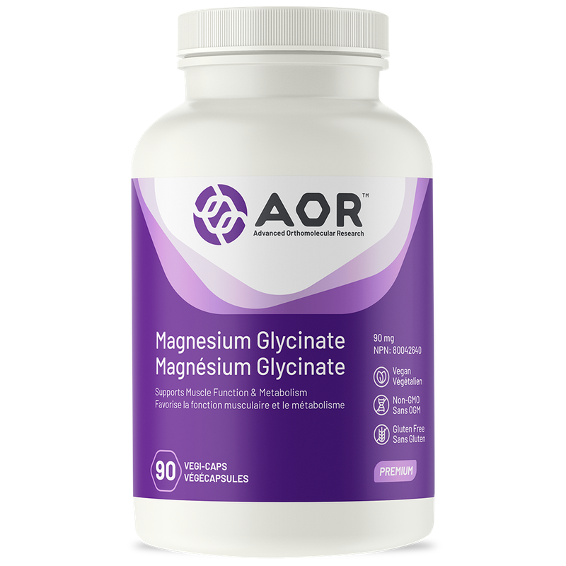 AOR MAGNESIUM GLYCINATE 90MG 90 VEGICAPS