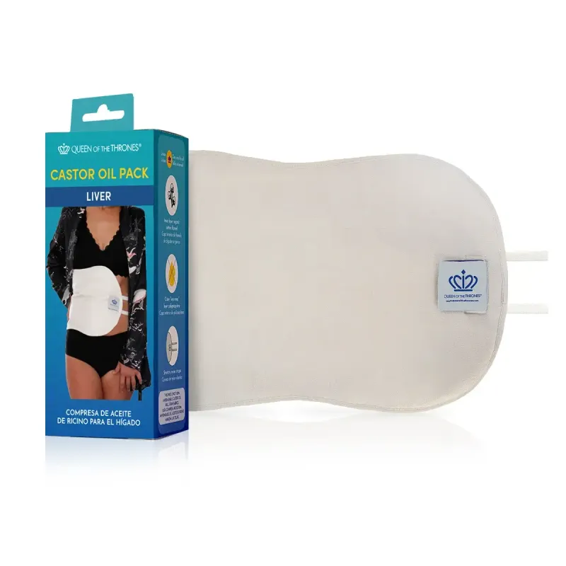 QUEEN OF THRONES ORGANIC CASTOR OIL PACK FOR LIVER