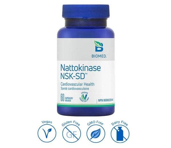 BIO MED NATTOKINASE NSK SD 60 CAPS