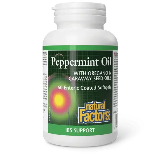 NATURAL FACTORS PEPPERMINT OIL AND OREGANO