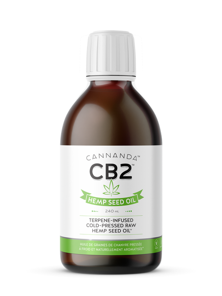 CANNANDA CB2 HEMP SEED OIL 240ML (ORGANIC)