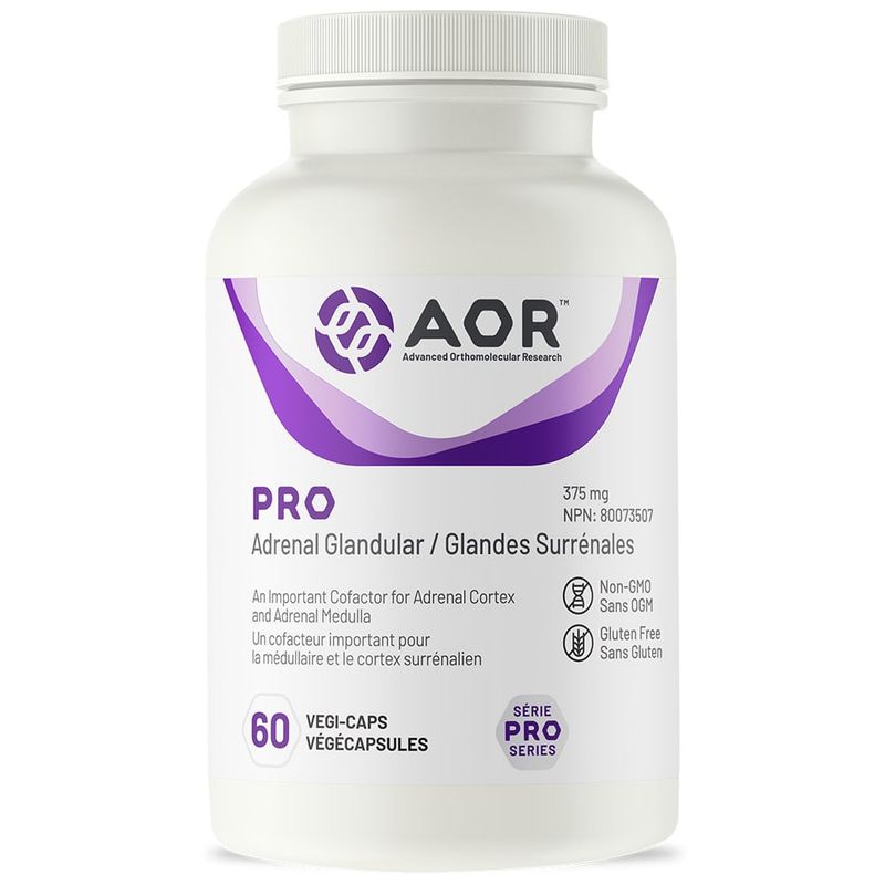 AOR PRO ADRENAL GLANDULAR 375MG 60 VEGICAPS