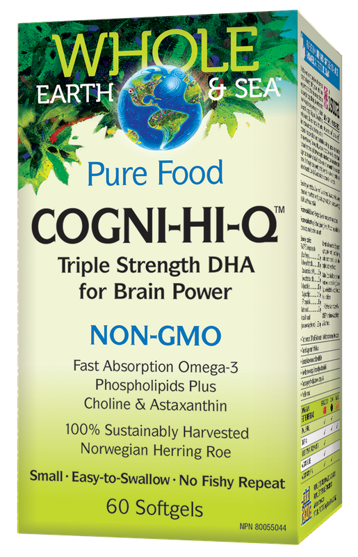 WHOLE EARTH &amp; SEA COGNI-HI-Q 60 SOFTGELS