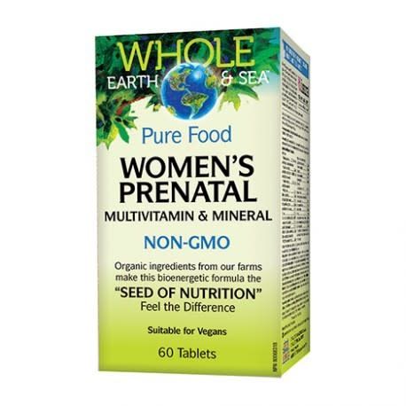 WHOLE EARTH &amp; SEA WOMEN'S PRENATAL MULTIVITAMIN &amp; MINERAL 60 TABS