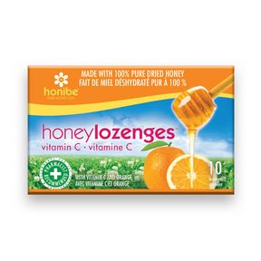 HONIBE HONEY VIT C &amp; ORANGE 10 LOZENGES