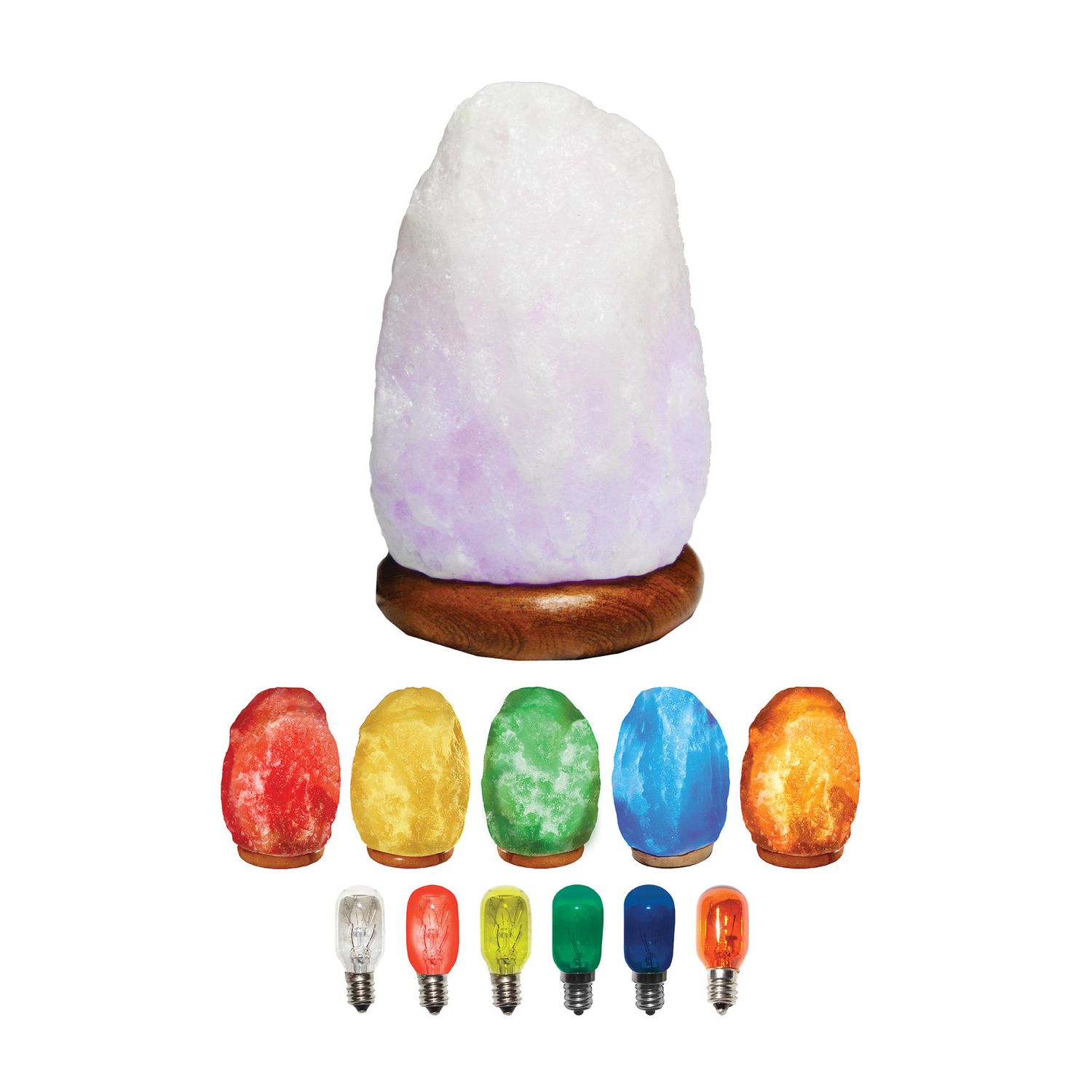 MOUNTAIN GOLD CLARITY MOOD SALT LAMP (INCL 5 BULBS)