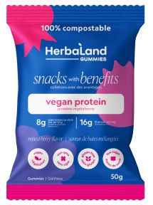HERBALAND PROTEIN GUMMIES MIXED BERRY 50G