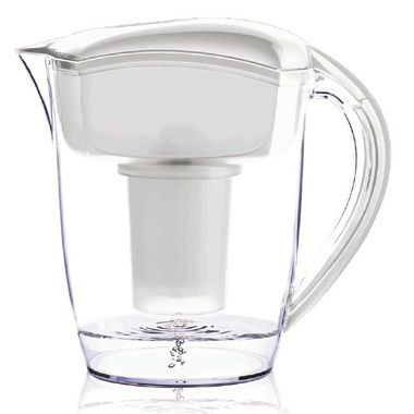 SANTEVIA ALKALINE PITCHER WHITE
