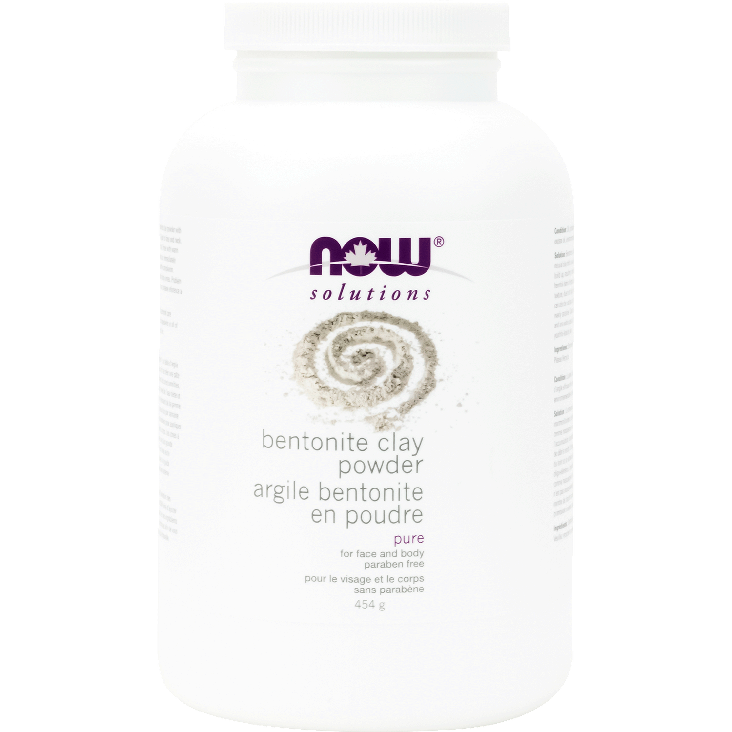 NOW BENTONITE CLAY POWDER 454G
