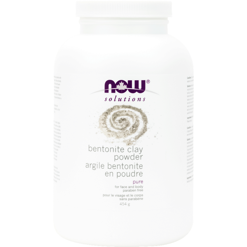 NOW BENTONITE CLAY POWDER 454G