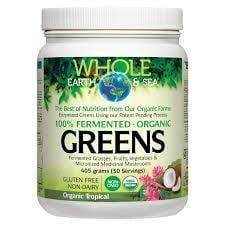 WHOLE EARTH &amp; SEA FERMENTED GREENS ORGANIC TROPICAL 405G