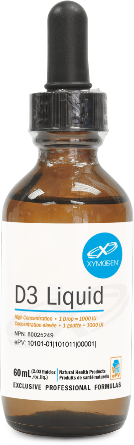 XYMOGEN D3 LIQUID (1000IU) 60ML