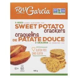 RW GARCIA  - 3 SEED CRACKERS SWEET POTATO 180G