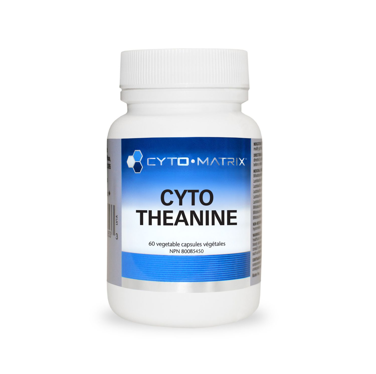 CYTO MATRIX THEANINE (250mg + 20mg magnesium) 60 VEGICAPS