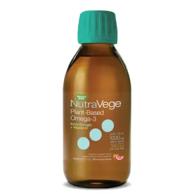 NUTRASEA NUTRAVEGE +D (VEGAN) EXTRA STRENGTH GRAPEFRUIT TANGERINE 200ML