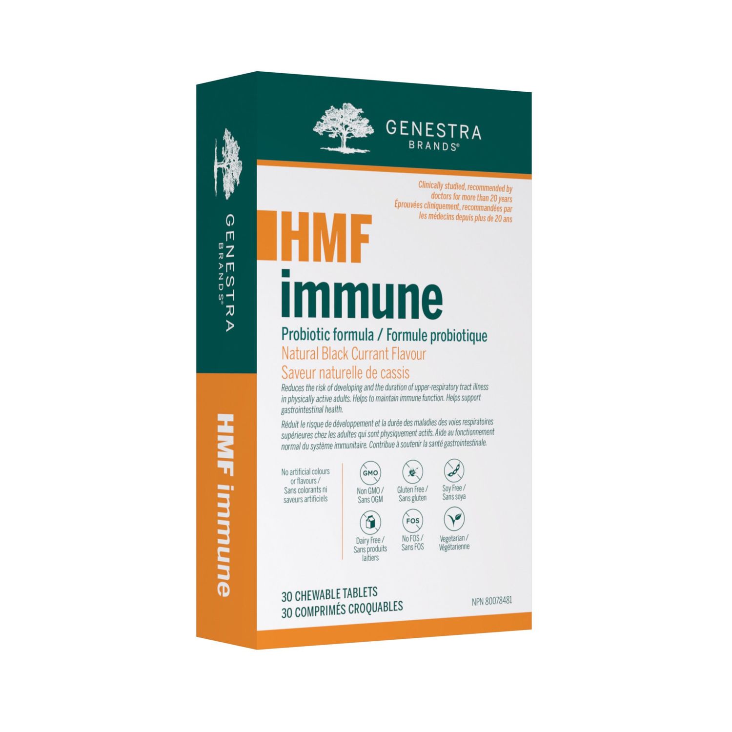 GENESTRA HMF IMMUNE 30 CHEWABLE TABLETS
