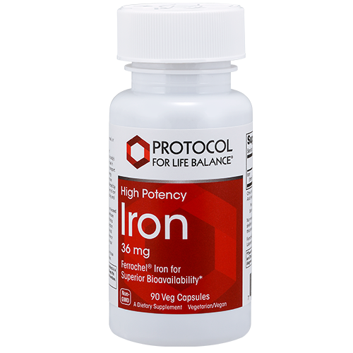 PROTOCOL IRON 36MG 90 VEGICAPS