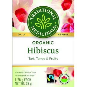 TRADITIONAL MEDICINALS ORGANIC HIBISCUS 16 BAGS
