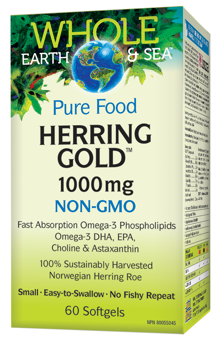 WHOLE EARTH &amp; SEA HERRING GOLD 1000MG 60 SOFTGELS