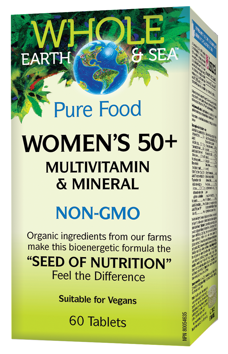 WHOLE EARTH &amp; SEA WOMEN'S 50+ MULTIVITAMIN &amp; MINERAL 60 TABS