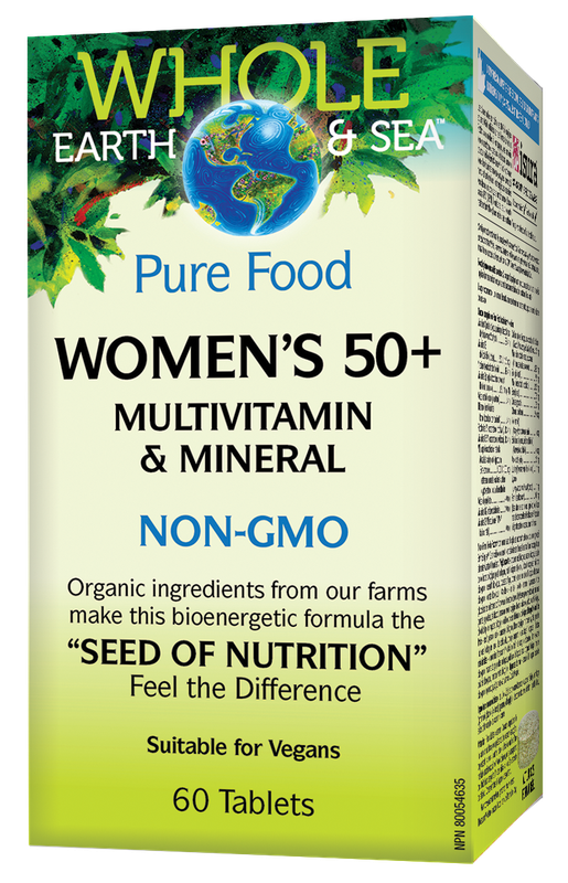 WHOLE EARTH &amp; SEA WOMEN'S 50+ MULTIVITAMIN &amp; MINERAL 60 TABS