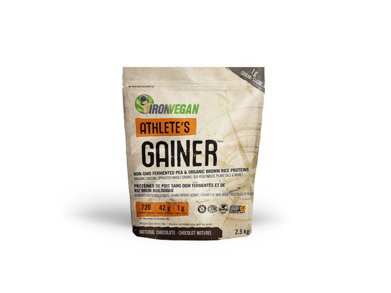 IRON VEGAN ATHLETE'S GAINER CHOCOLATE 2.5KG