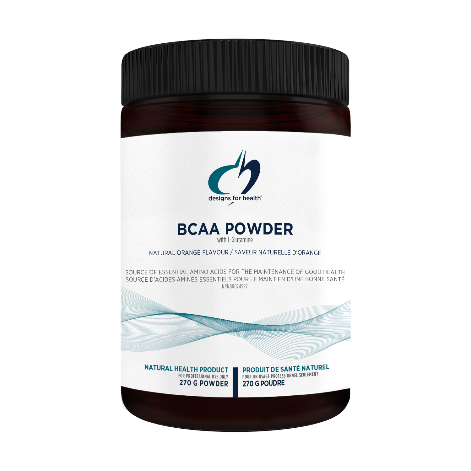 DESIGNS FOR HEALTH BCAA POWDER WITH L-GLUTAMINE 270G